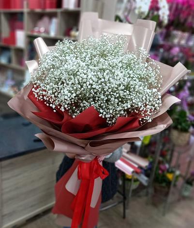 Букет цветов из: Гипсофила в Исилькуле