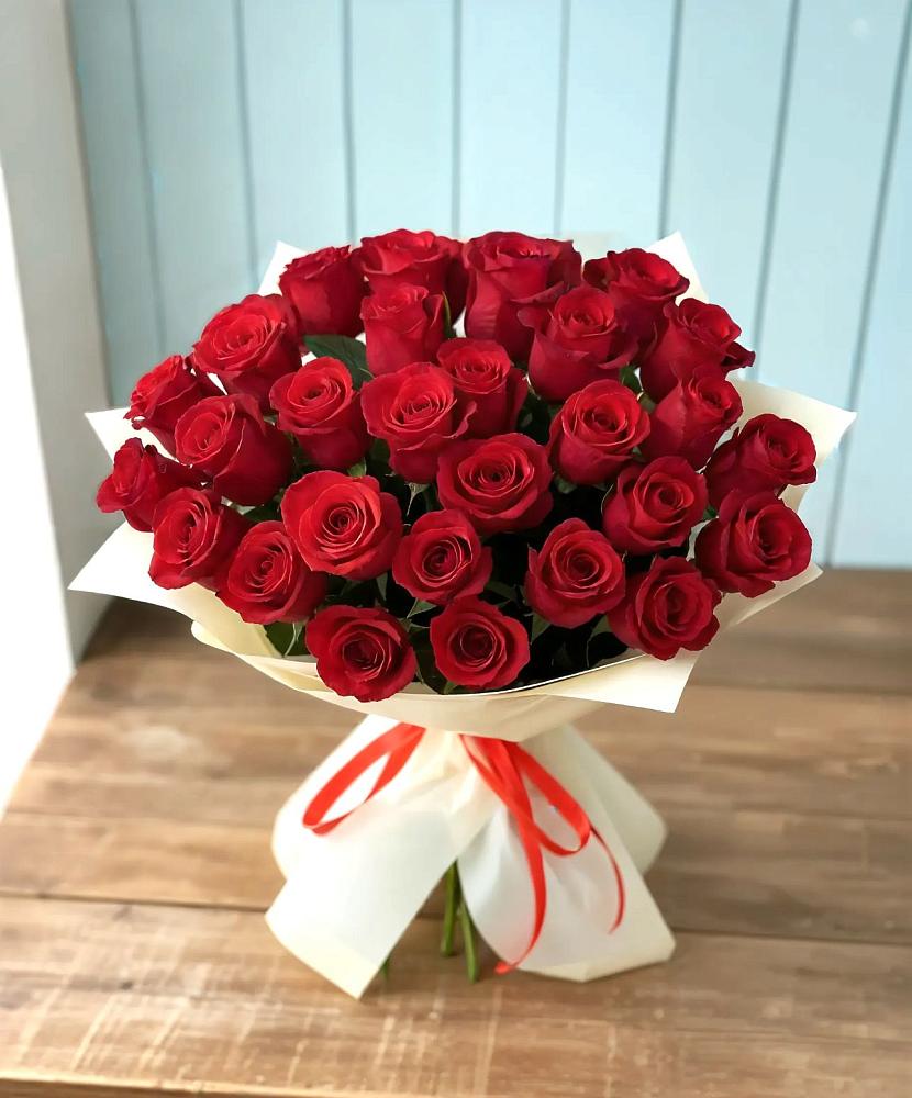 Букет 29 Красных роз в Исилькуле
