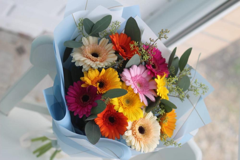 Букет цветов из: Герберы в Исилькуле