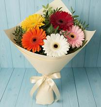 Букет цветов из:  Герберы в Исилькуле