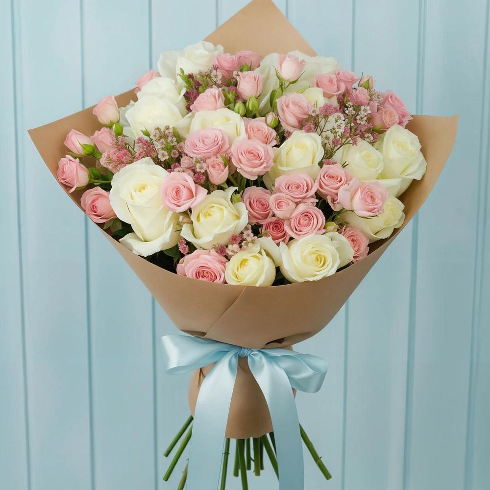 Букет цветов из: Розы в Исилькуле