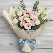 Букет цветов из:  Лизиантусы #REPLACE_PRED# Исилькуле