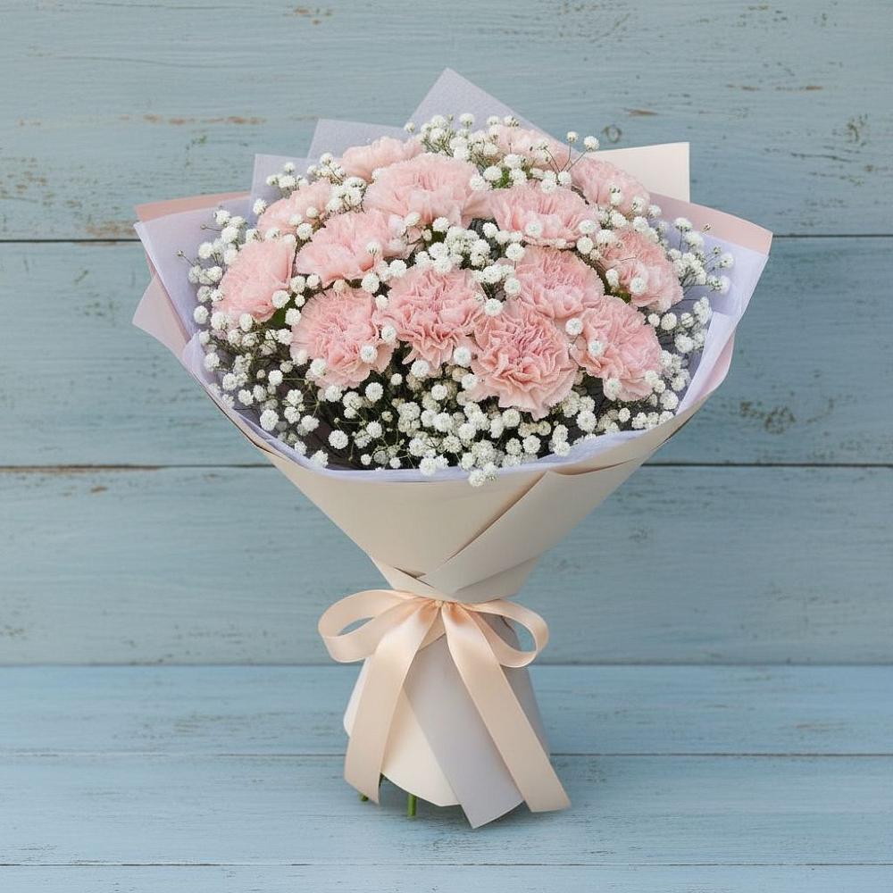 Букет цветов из: Гвоздики в Исилькуле