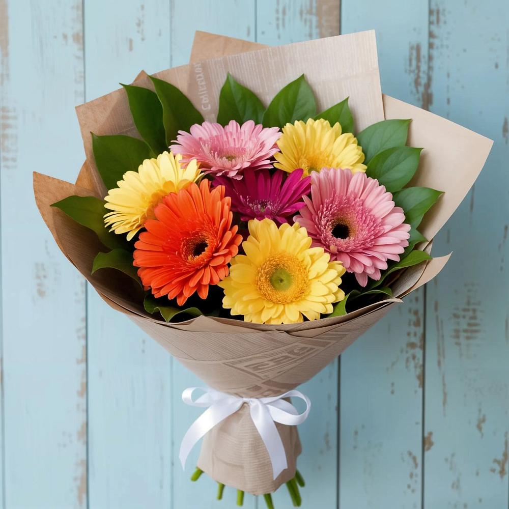 Букет цветов из: Герберы в Исилькуле
