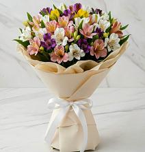 Букет цветов из:  Альстромерии в Исилькуле