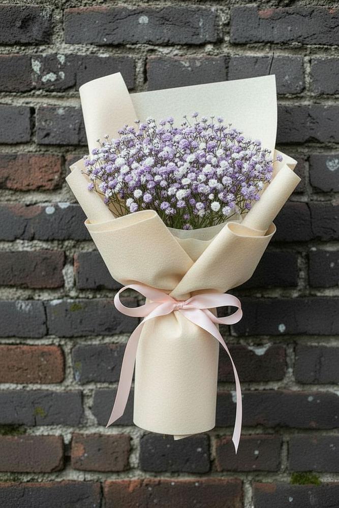 Букет цветов из: Гипсофила в Исилькуле