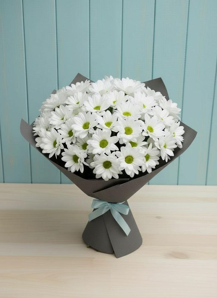 Букет цветов из: Хризантемы в Исилькуле