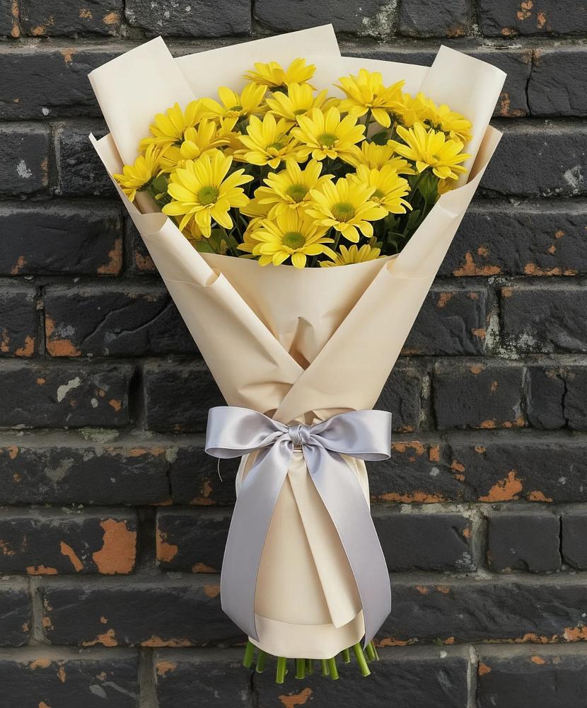 Букет цветов из: Хризантемы в Исилькуле