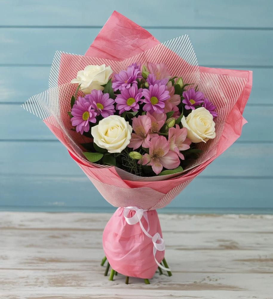 Букет цветов из: Герберы в Исилькуле